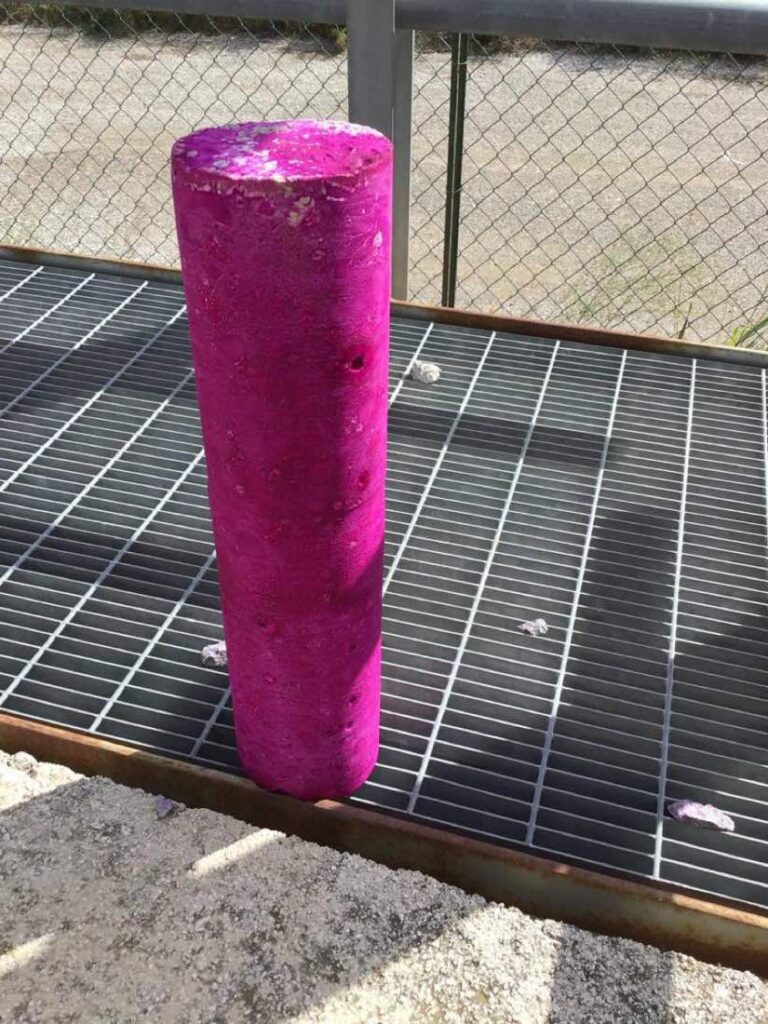 Analisi della carbonatazione di una carota prelevata dal plinto di una torre faro