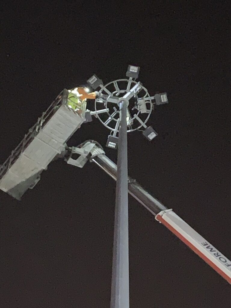 Sblocco di una corona mobile in orario notturno